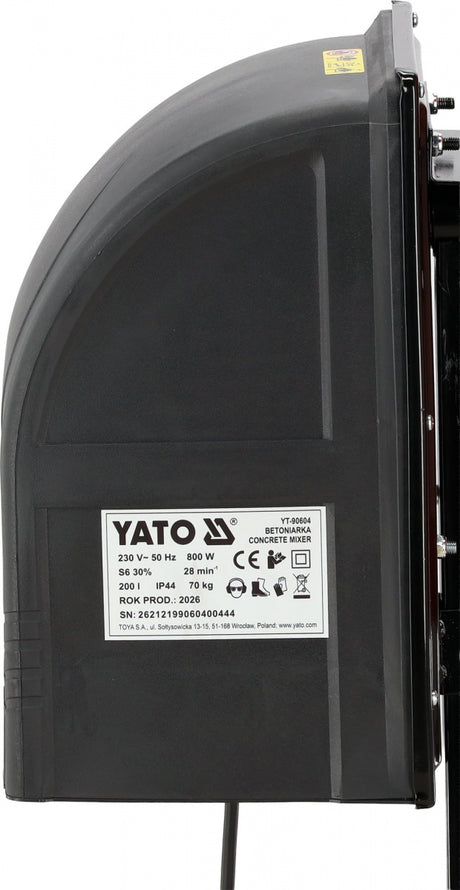 Betono maišyklė | 800W | 200L (YT-90604)