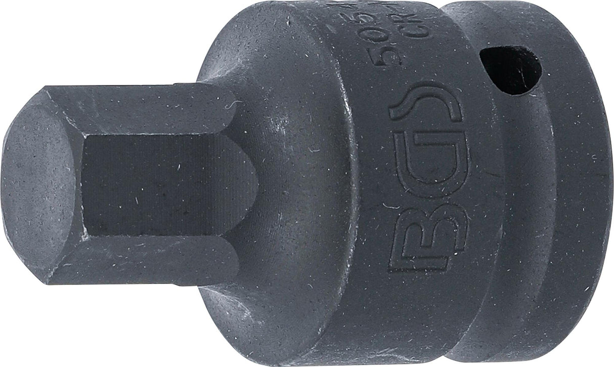 Antgalis smūginis | 20 mm (3/4") | hex šešiakampis 17 mm (5054-17)