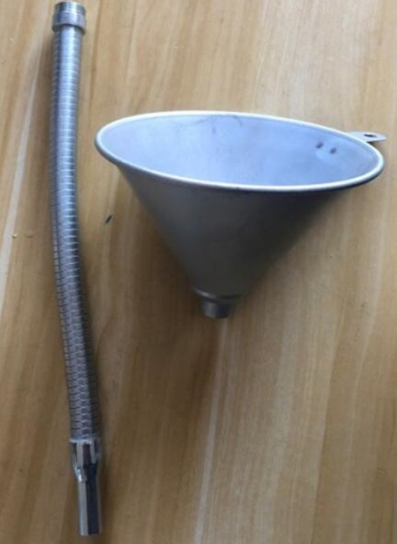 Metalinis piltuvas su nuimamu lanksčiu vamzdeliu | Heavy Duty (MF350)