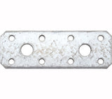 Plieninė plokštelė su skylėmis 100 x 35 x 2.5 mm (80783)