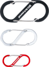 DOUBLE SNAP HOOK ASSORTMENT | ALUMINIUM | 3 PCS. (85783)
