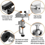 BENCH VICE | SWIVEL | JAWS 75 MM (SK36075M)