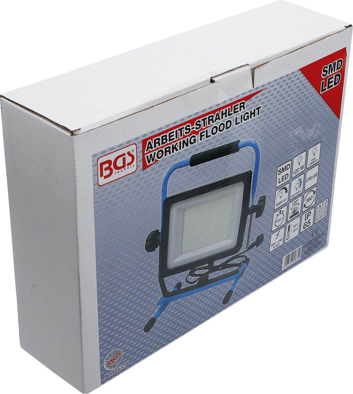 Прожектор переносной | SMD LED 120 W | max.: 15000 lumen