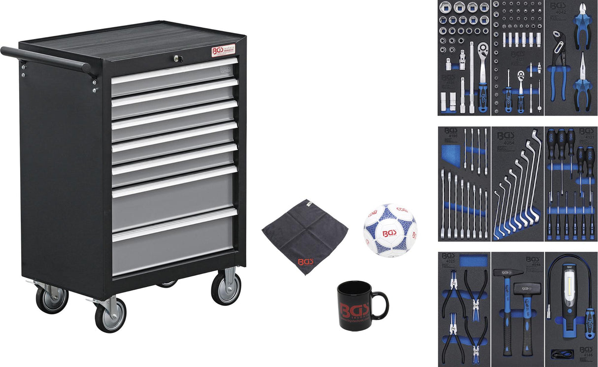 TOOL CABINET | 7 DRAWERS | WITH 120 TOOLS (4061)