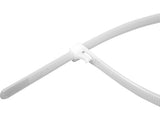 Стяжные хомуты белые | 7,6X250 mm | 50 шт.