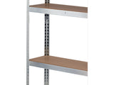 GALVANISED STORAGE RACK | 5 SHELVES | HDF BOARDS | 180 X 90 X 30 CM (78483)