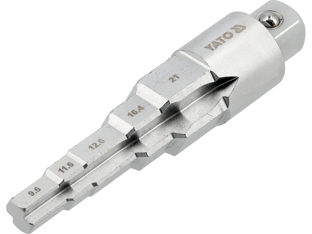 Raktas pakopinis | su adapteriu | 9.6 / 11.6 / 12.7 / 16.4 / 21 mm (YT-03319)