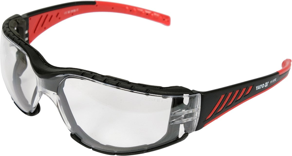 SAFETY GLASSES COMFORT+ TRANSPARENT (YT-73702)