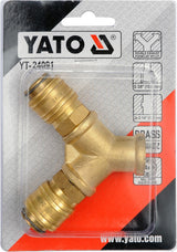 2 WAY QUICK COUPLER 3/8"(M) X 1/4"(F) (YT-24091)