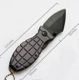 BENT KNIFE | ALUMINIUM HANDLE WITH BLACK FINISH | 15.5 CM (FK6B)