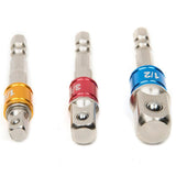 Adapterių komplektas | 6.3 mm (1/4") antgalis | 6.3 mm (1/4") / 10 mm (3/8") / 12,5 mm (1/2") | 3 vnt. (AMY-1703)