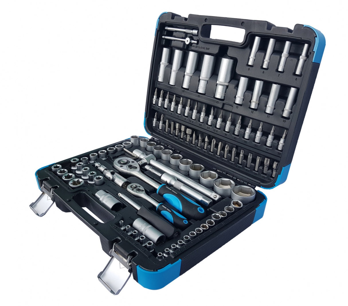 TOOL SET | 6.3 MM (1/4") + 12.5 MM (1/2") | 108 PCS. (ES80108)