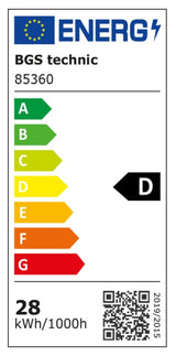 Hibridinis dviejų SMD LED darbinis prožektorius | su trikoju | 100 - 240 V (85360)