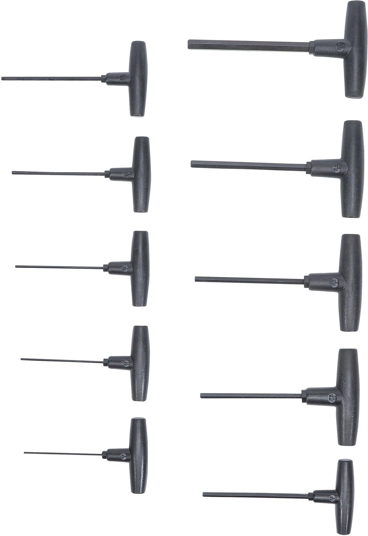 T-rankenėlių atsuktuvų rinkinys | Hex šešiakampis Hex 2-10 mm | 10 vnt. (791)
