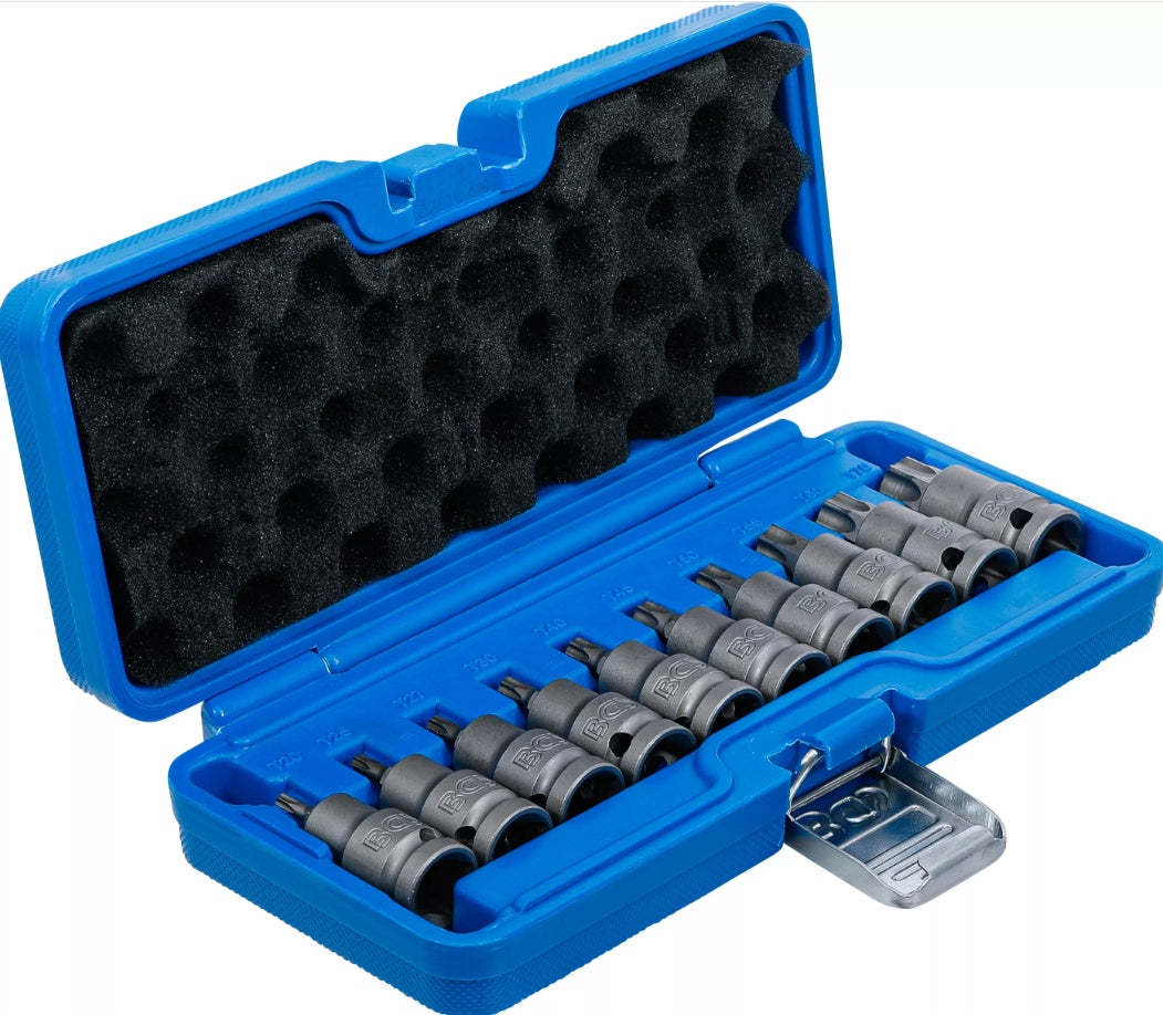 Ударные биты | 12,5 mm (1/2") | T-Star (Torx) T20 - T70 | 10 шт.