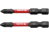 Биты ударные | 6,3 mm (1/4") | S2 | крестовые PZ1 | 2 шт.