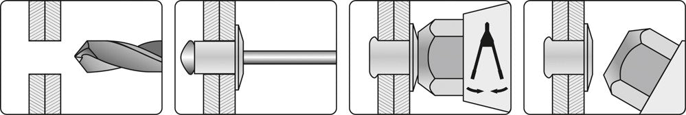 Kniediklis ilgom rankenom | 3.2, 4.0, 4.8 mm (70201)