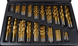 Grąžtų rinkinys HSS | titano nitridas | 1 - 10 mm | 170 vnt. (1994V)