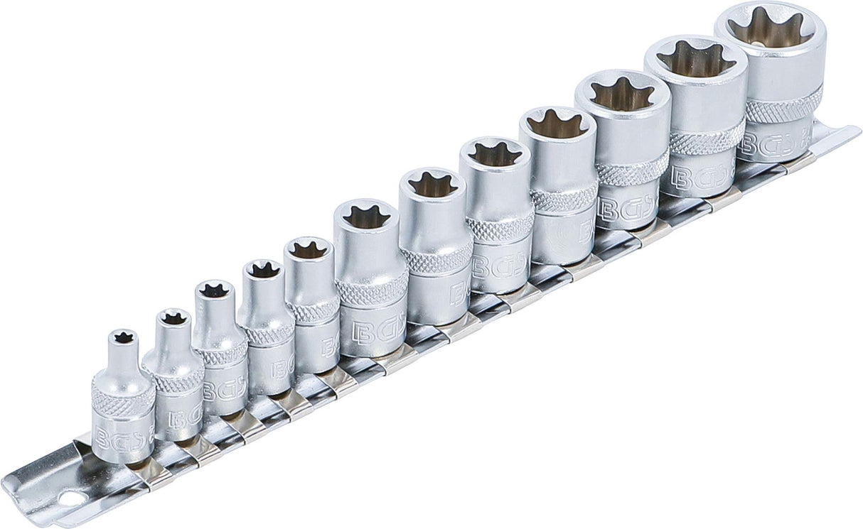 Набор головок E-тип | 6.3 mm (1/4") / 10 mm (3/8") | 12 шт.