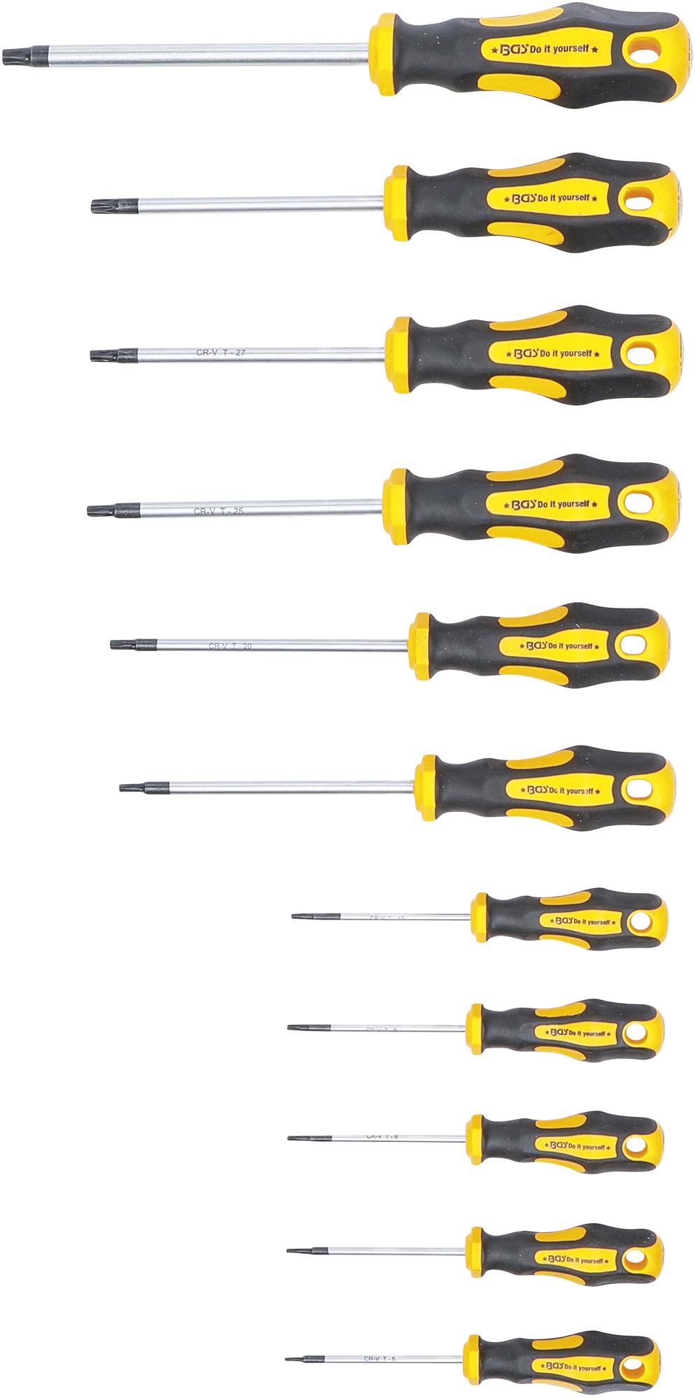 Atsuktuvų rinkinys | T-Star (Torx) | T6-T40 | 11 vnt. (7844)