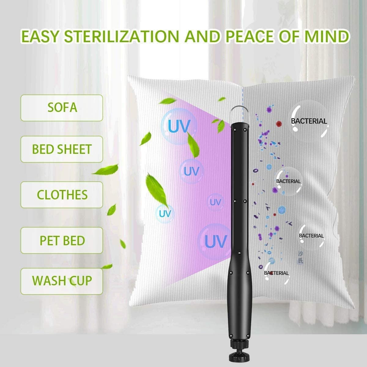 UV COB STERILIZATION DISINFECTION LAMP ULTRAVIOLET | ULTRA SLIM TYPE | UVC 6 LED | USB (S580-UVC)