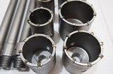 Набор коронок с удлинёнными адаптерами SDS Plus | 30-100 mm | 9 шт.
