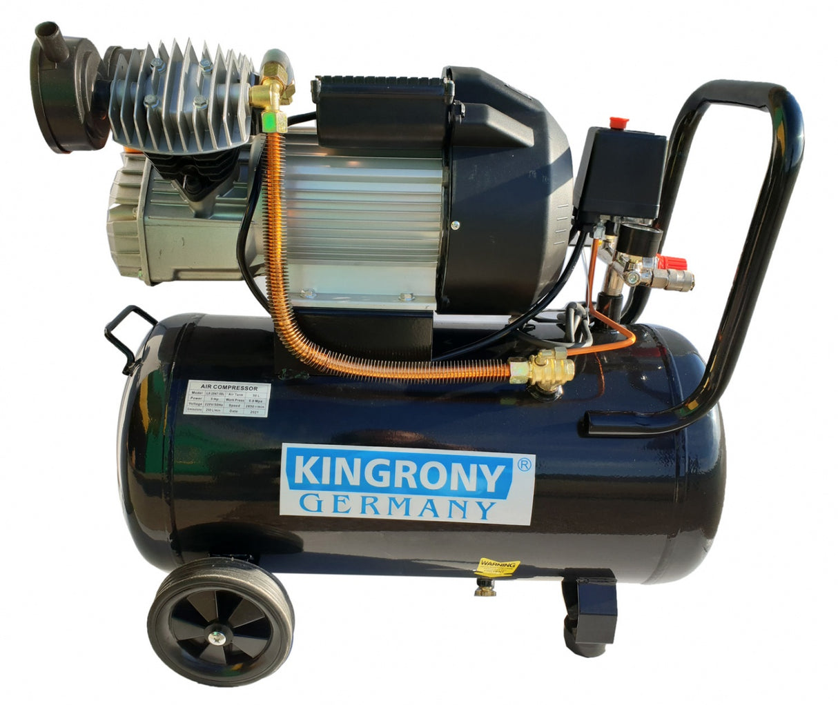 Воздушный компрессор | 2 цилиндра | 50L | 250L /min | 5.0HP