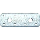 Plieninė plokštelė su skylėmis 100 x 35 x 2.5 mm (80783)
