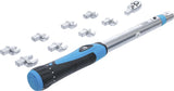 Sukimo momento veržliarakčio rinkinys | dinamometras | 6.3 mm (1/4") | 10 - 50 Nm | 10 vnt. (2813)