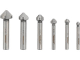 Kūginių grąžtų/frezų rinkinys | HSS 4241 | 6.3 - 20.5 mm | 6 vnt (22710)