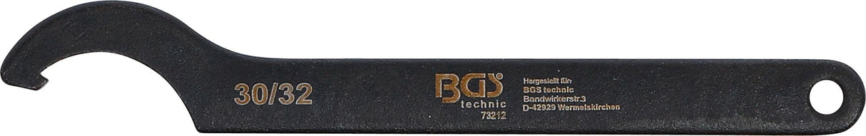 Крюковой накидной ключ | 30 - 32 mm