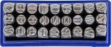 Набор литерных выбойников A–Z | 4 mm