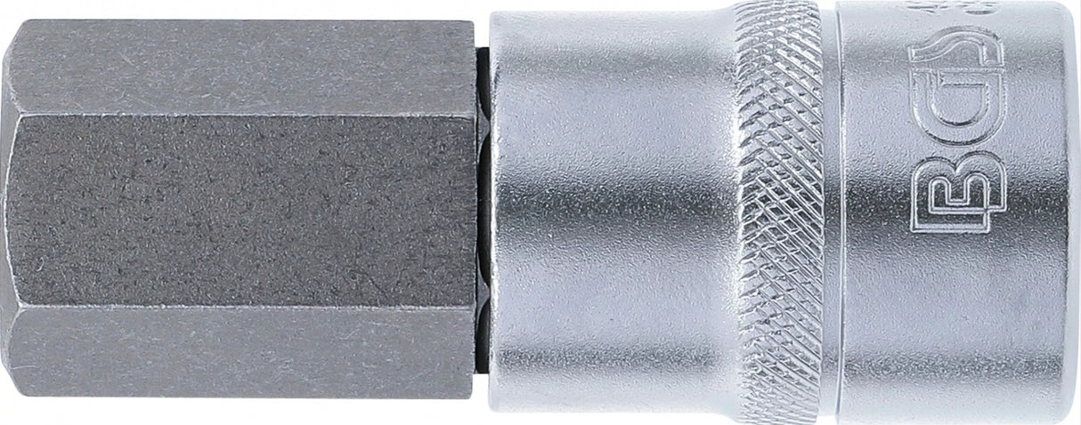 Бита, запрессованная в головку | длина 70 mm | 12,5 mm (1/2") | шестигранник 22 mm