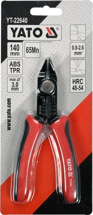 Бокорезы с функцией зачистки проводов | 140 mm / 0.8-2.6MM2