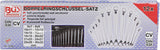 DOUBLE RING SPANNER SET | DEEP OFFSET ENDS | 6 - 32 MM | 12 PCS. (30200)