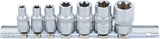 Galvučių rinkinys E-Tipas | 6.3 mm (1/4") / 10 mm (3/8") | E6 - E16 | 7 vnt. (2027)