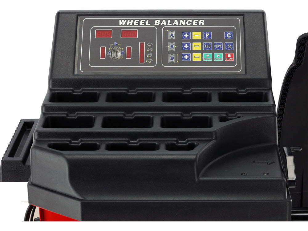 WHEEL BALANCING MACHINE | 250 W | FOR 10–24" WHEEL RIMS | AUTOMATIC BALANCING | ±1 g ACCURACY (YT-08060)