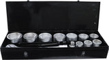 Galvučių ir rakto rinkinys | 25 mm (1") | 36-80 mm | 15 vnt. (15111)