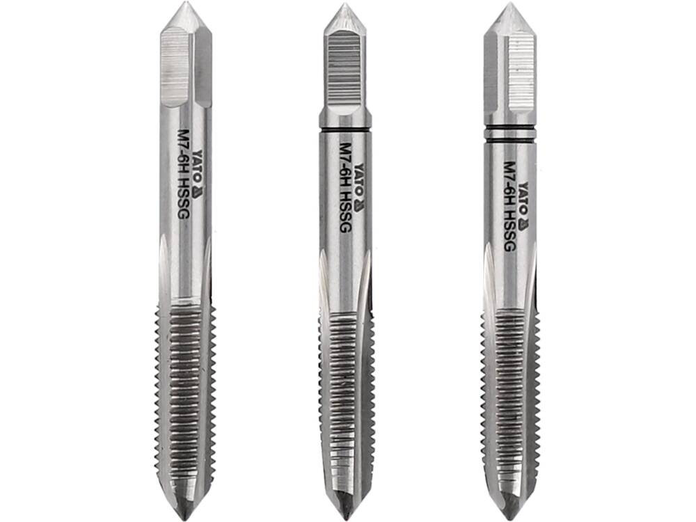 Sriegikliai 3vnt.M7x1, HSS/M2 (YT-2934)