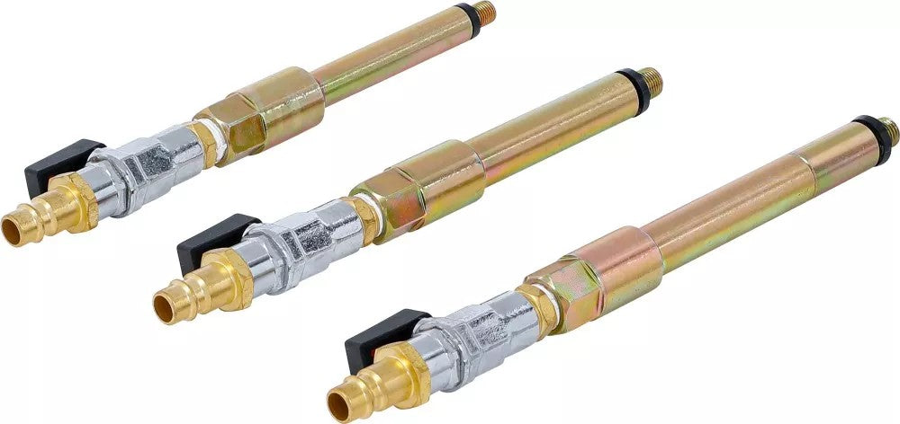Pneumatinių adapterių rinkinys kaitinimo žvakių lizdams | M8 x 1.0, M10x1.0, M10x1.25 | 3 vnt. (9519)