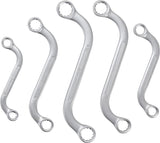 Kilpinių raktų komplektas | S-tipas | 10x11 - 18x19 mm | 5 vnt. (1216)