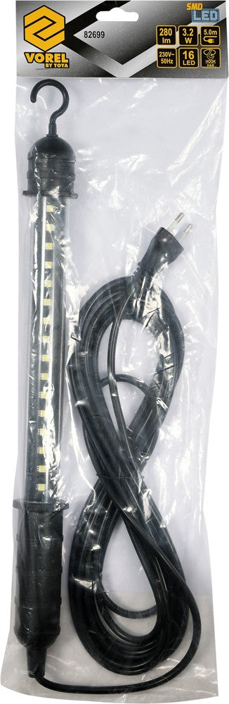 Darbo lempa su laidu | 16 SMD LED 3,2W, 220V (82699)