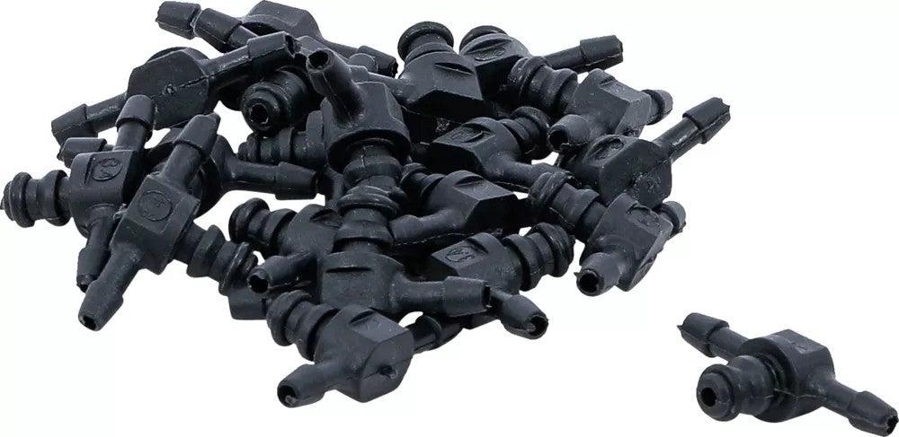 Plastikinių jungčių rinkinys | T-forma | 20 vnt. (8107-20)