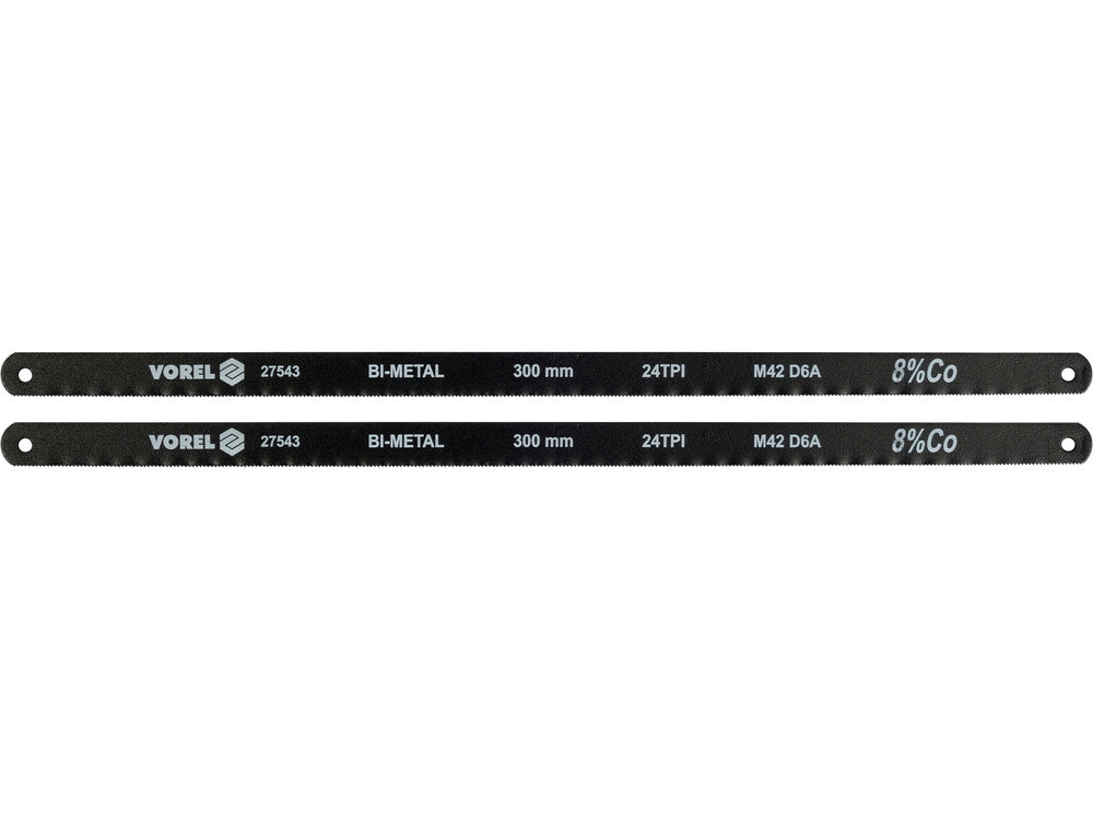 Metalo pjovimo pjūkliukų rinkinys | bimetal M42 + D6A + Co 8% | 2 vnt. (27543)