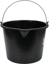 CONSTRUCTION BUCKET BLACK | WITH SPOUT | 20L (06382)