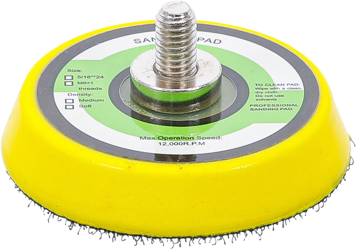 Velcro antgalis pneumatiniam šlifuokliui | Ø 50 mm | M6 x 1.0 (3291-50)