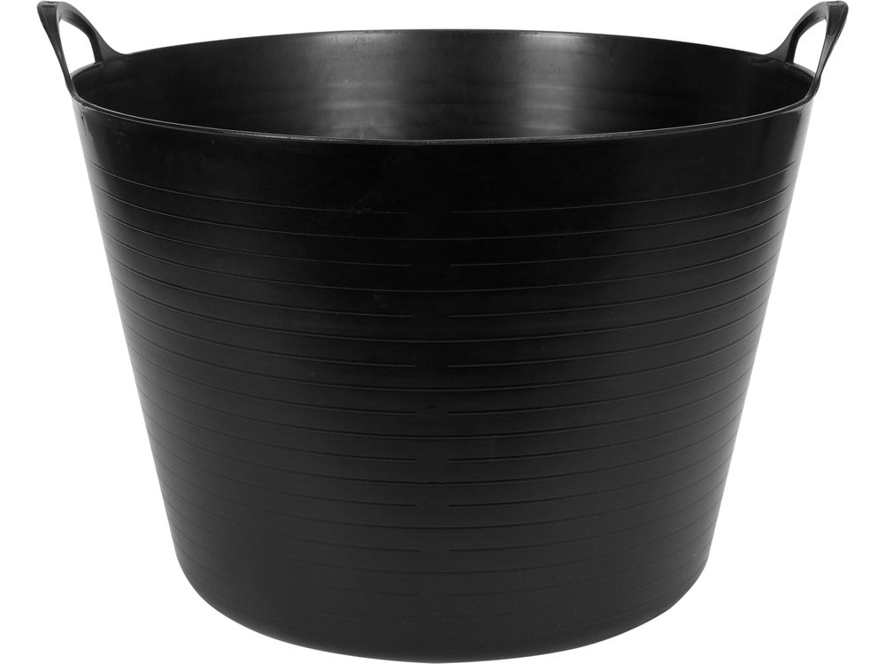 Elastinis plastikinis indas / tara | juodas | 42 l (35581)