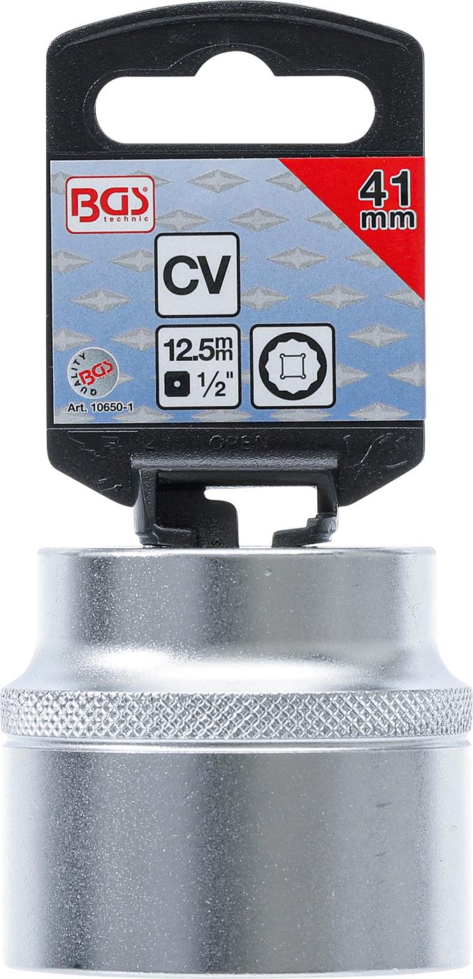 Galvutė 12-kampė | 12,5 mm (1/2") | 41 mm (10650-1)