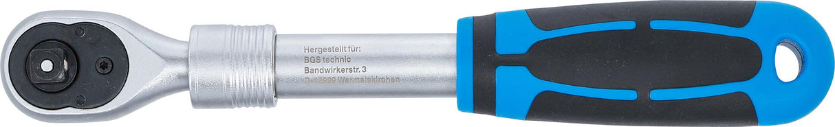 Телескопическая трещотка для головок | 10 mm (3/8") | 240 - 345 mm