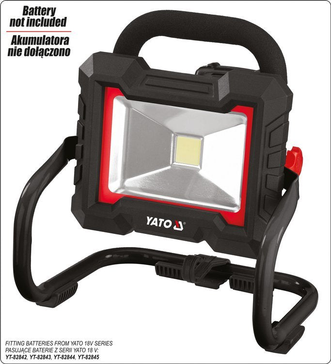 Nešiojamas prožektorius | COB LED 18V 1600LM 20W (YT-82961)